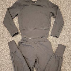 Zara black jogger set size small